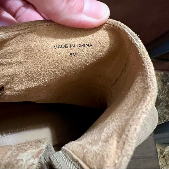 Banana Republic Suede Ankle Boot - Tan - Picture 2 of 7